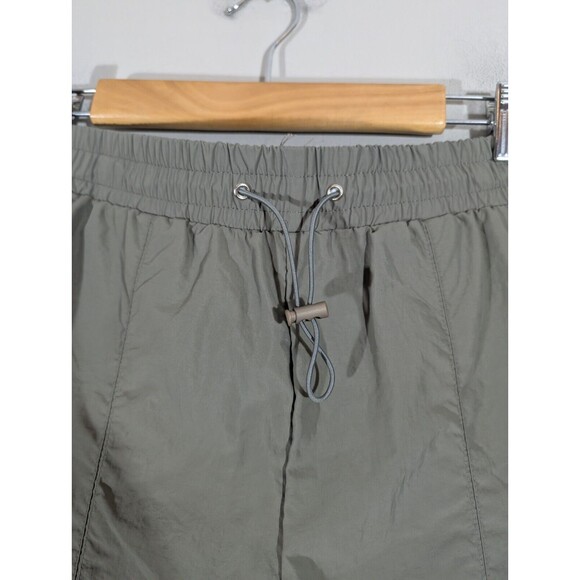 Anthropologie Wilo The Label Pants Women Sz S Green Parachute Joggers Gorpcore - Picture 4 of 9